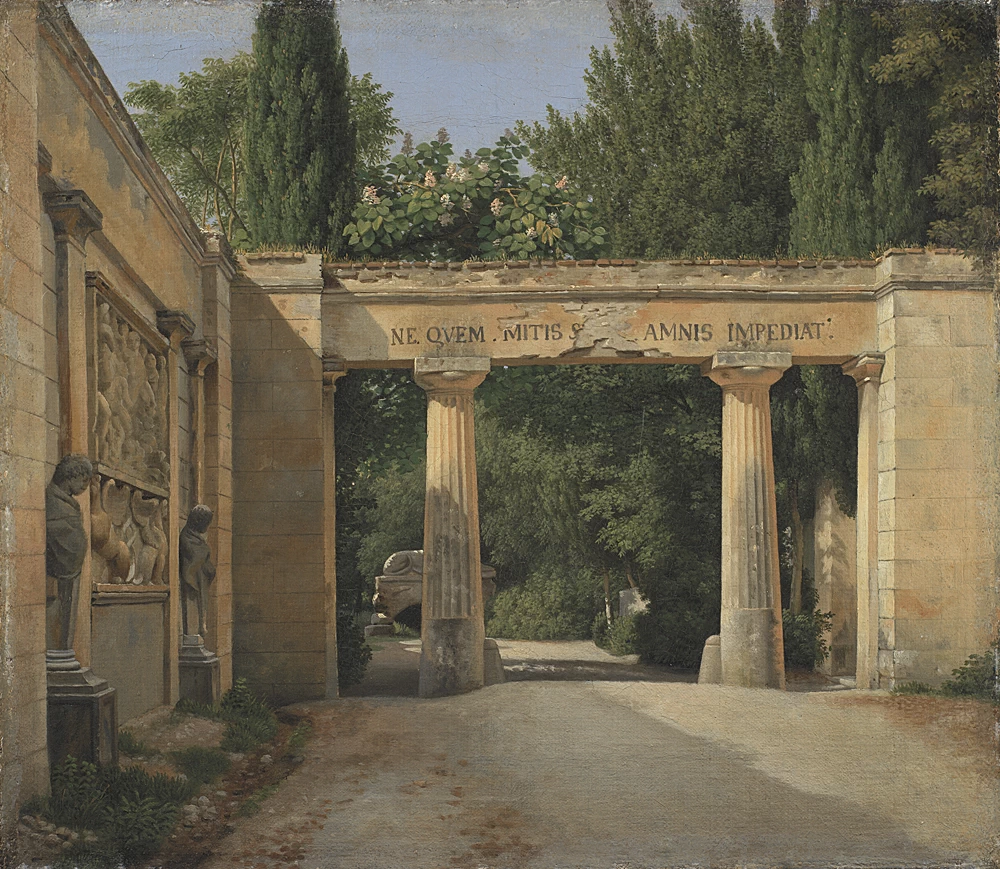 Ingresso a Villa Borghese, 1814 - Statens Museum for Kunst, Copenaghen